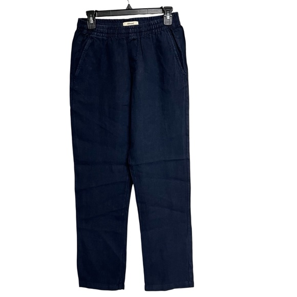 New Mens JJJJOUND Weekend 100% Linen Navy Blue Pants - Picture 1 of 7